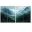Misty Mountain Valley - La- Mountain - Art mural traditionnel pour le salon-1189439179-1189439182