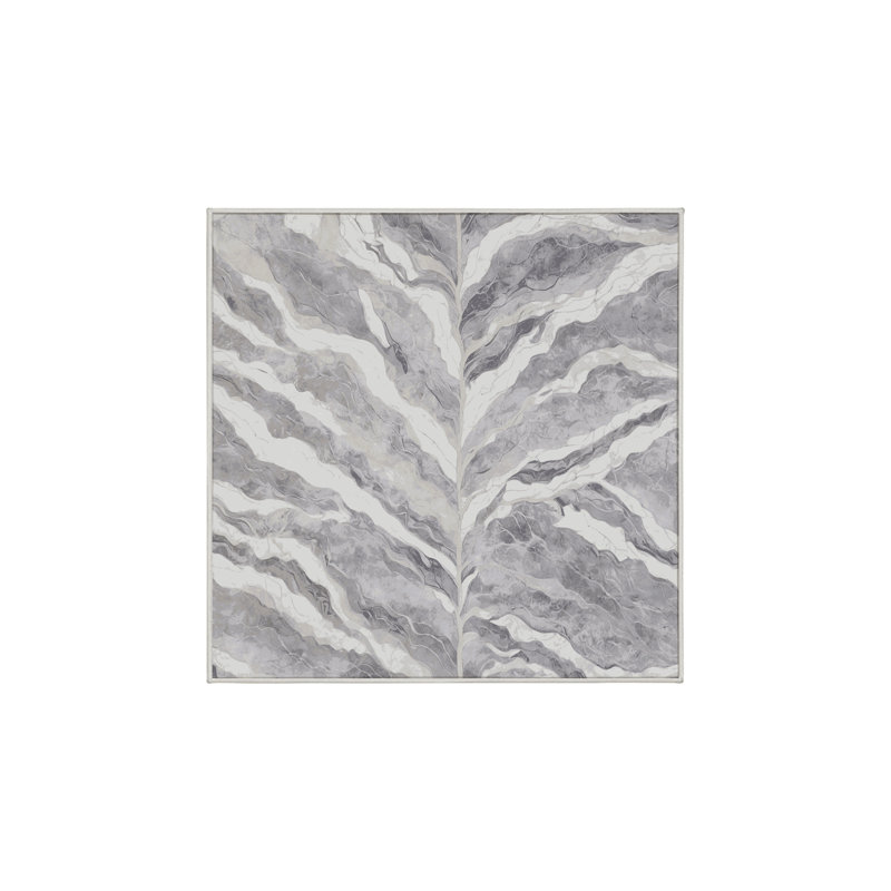 Tapis blanc lavable à la machine, Carré 7 pi