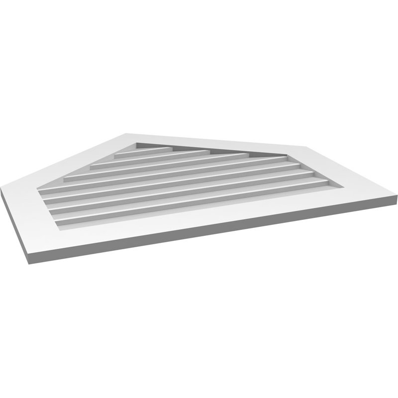 Ventilateur à pignon en uréthane non-fonctionnel Signature, H 30 po x l 36 po x P 1 po, 9/12