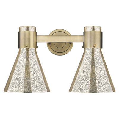 Downtown Urban - Amaker - 2 Light 16" Wall-mounted Bath Vanity Light 