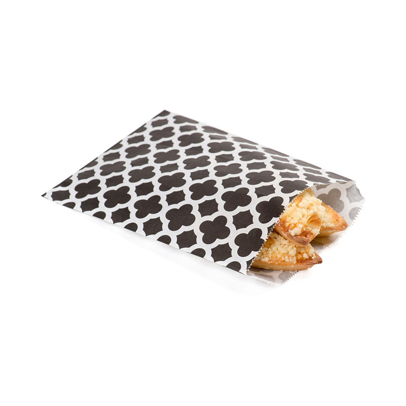 Paper Food Bag, Black