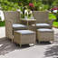 WENTWORTH Companion Set (2 X Pull-Out Footstools inc Cushions)