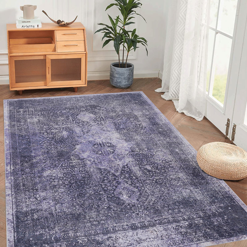 Contemporary Area Rug, Rectangle 5' x 8'