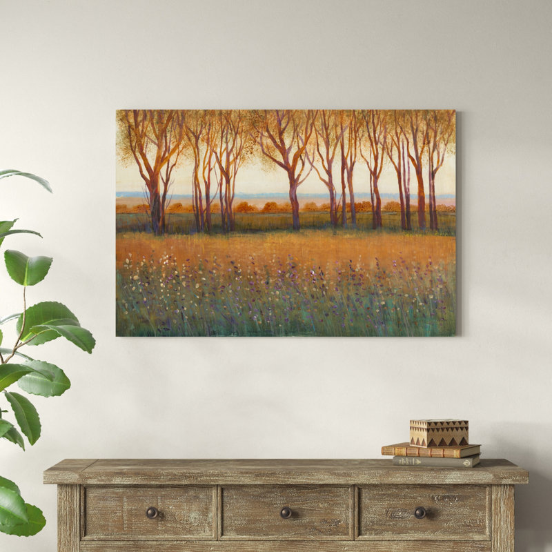 «Glow in the Af après-midi I» par Timothy O 'Toole - peinture sur toile tendue, H 32 po x l 48 po x P 1,25 po
