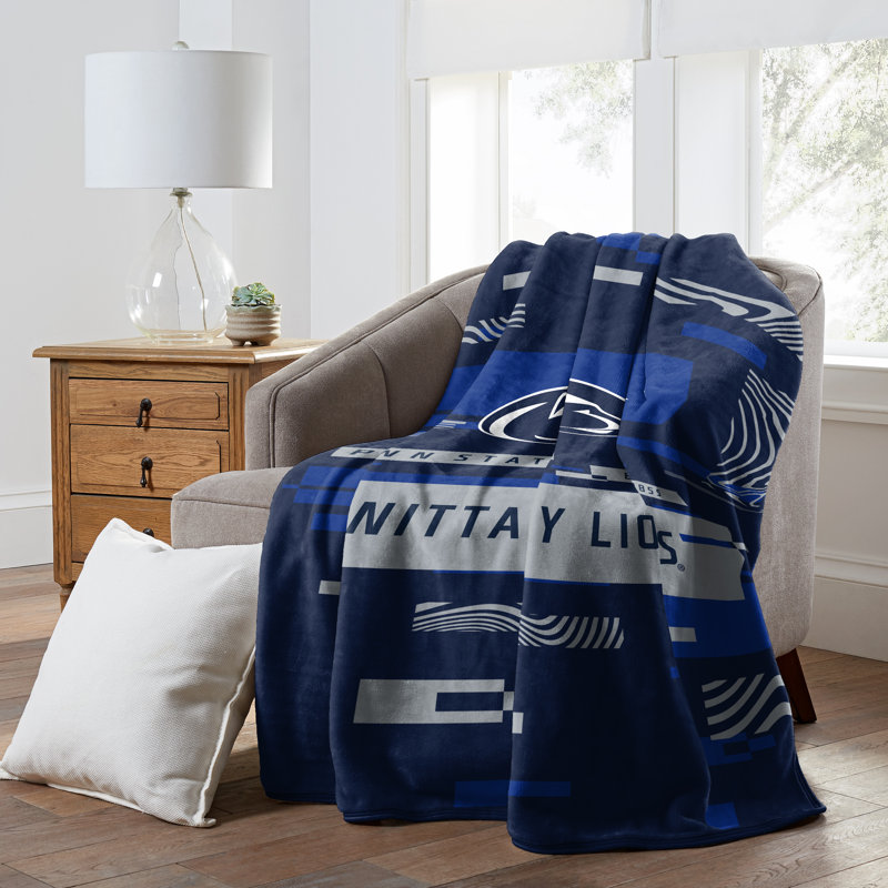 Throw Blanket, Blue/Black, Penn State Nittany Lions