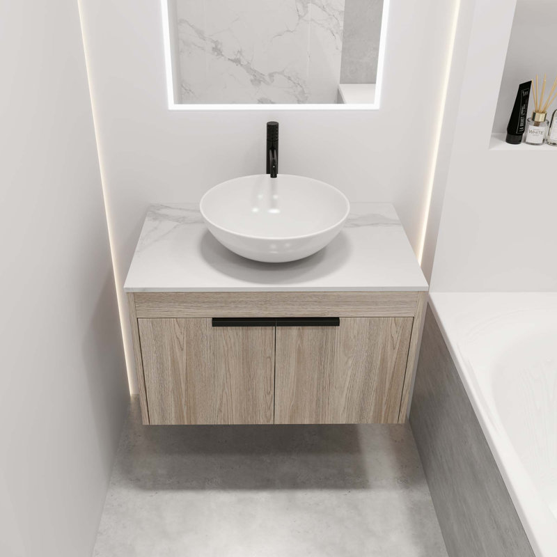 Wall Mounted Bathroom Vanity Set
