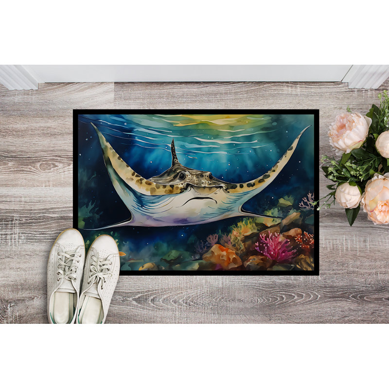 Sting Ray Doormat, L 18 po x L 27 po
