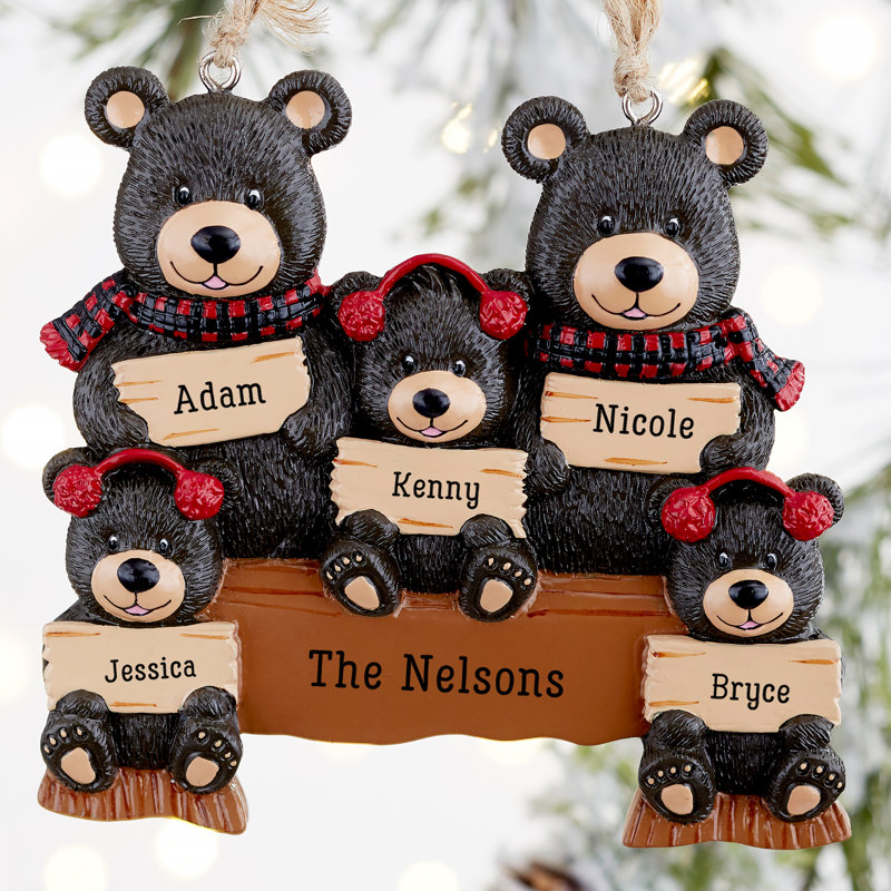 3.5'' Handmade Resin Animals Hanging Figurine Ornament, Yes