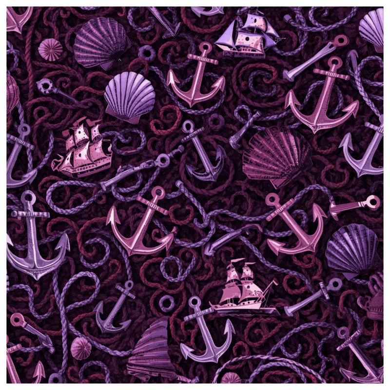 Nautical Anchors Ships Comforter, Twin
