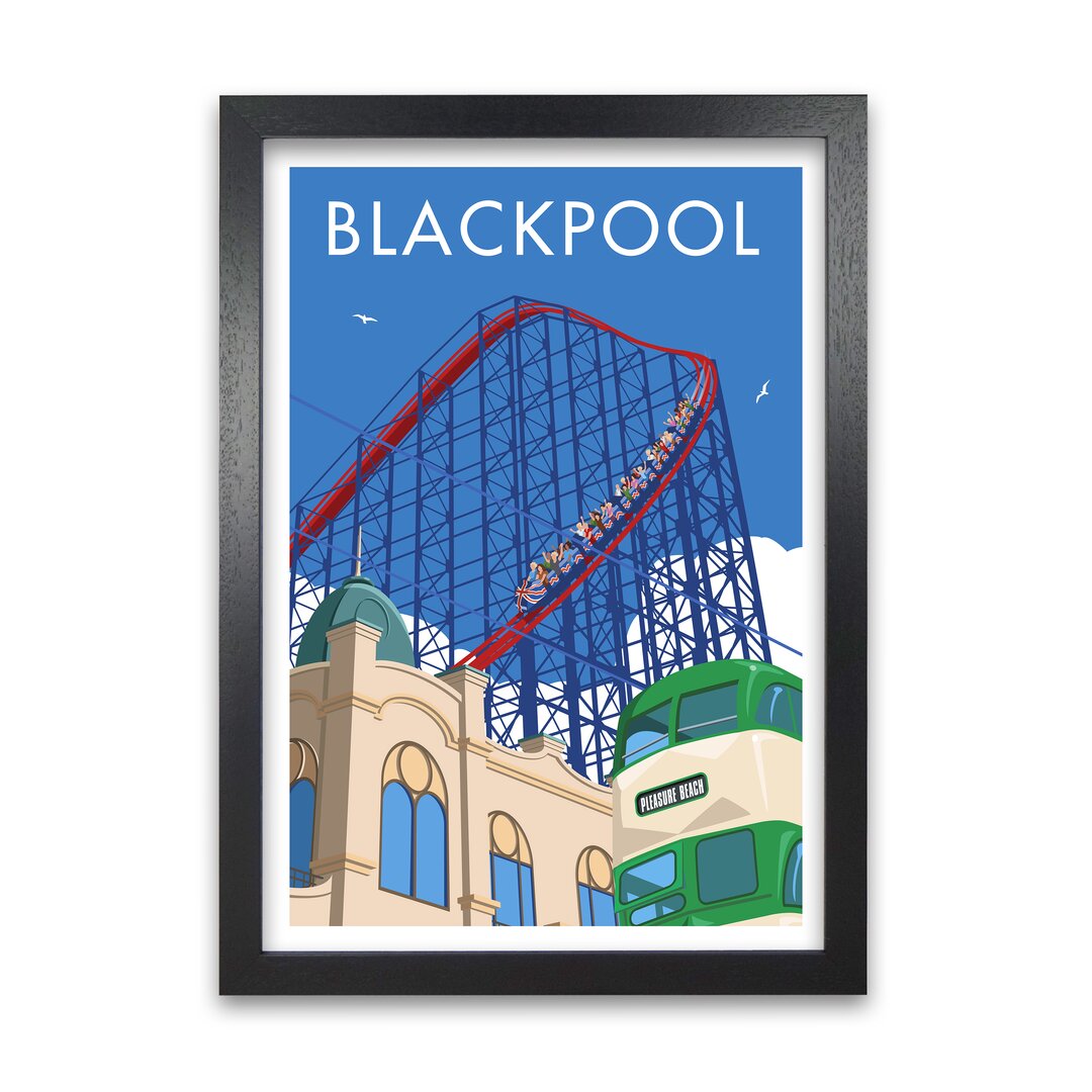 Plakat Blackpool Pleasure Beach von Stephen Millership