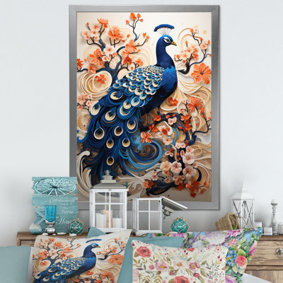 «Flower Colors Of The Peacock» sur toile