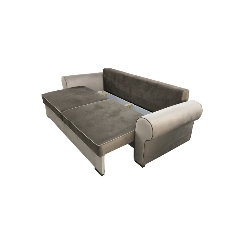 Queen 100'' Upholstered Convertible Sofa