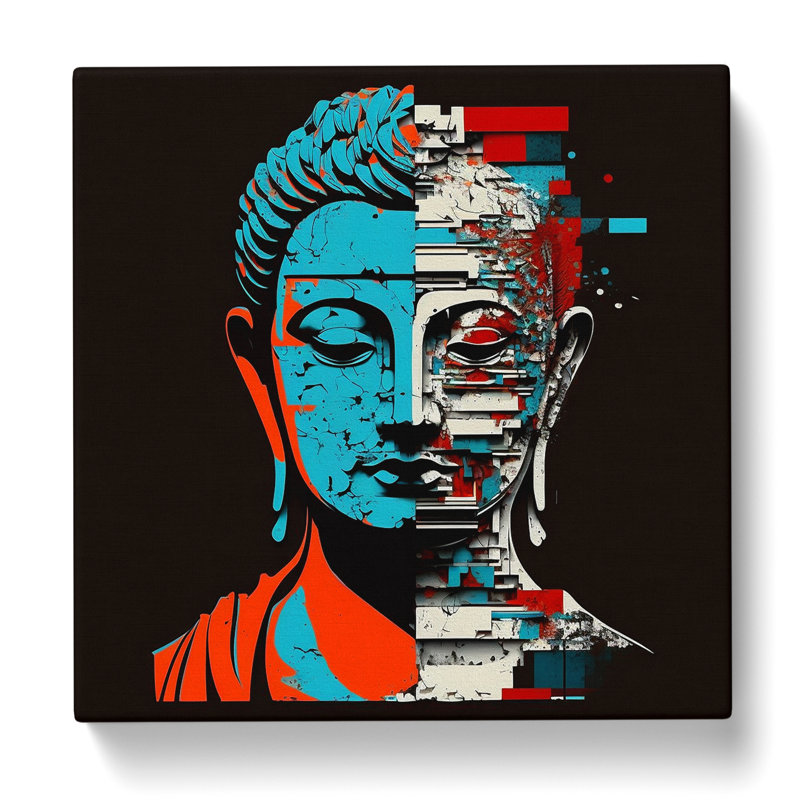 Buddha Constructivism - No Frame Print, 50cm H x 50cm W x 3cm D