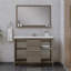 Meuble-lavabo simple 48 po Feike-592294331