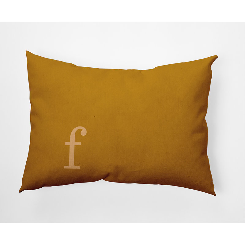 Coussin lombaire rectangulaire intérieur / extérieur Polyfill, Automne doré