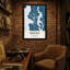 «Scenic & Cityscapes Seattle City Map», reproduction d'art-572757221