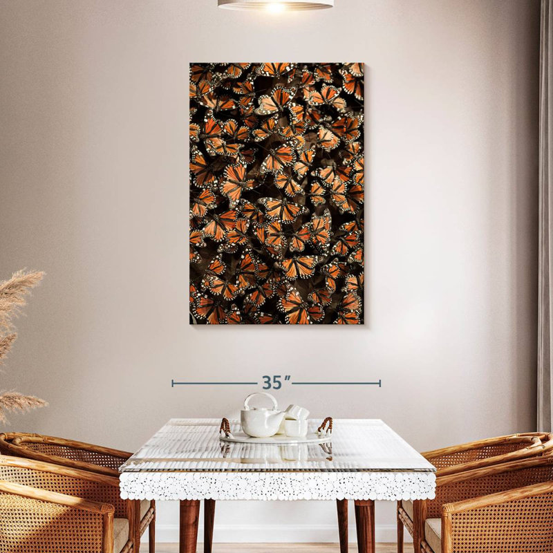 Brampt Monarch Butterfly Madness, 45" H x 30" W