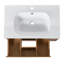 Meuble-lavabo mural avec lavabo en gel