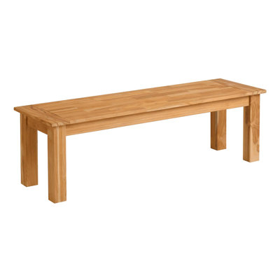 Carenen Outdoor Solid Teak Wood Picnic Bench by Linon