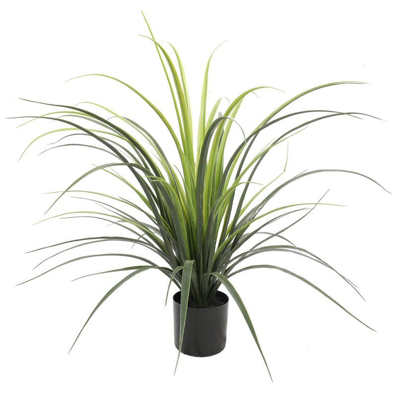 Yucca artificiel en pot, H 34 po x l 22 po x P 22 po, Vert