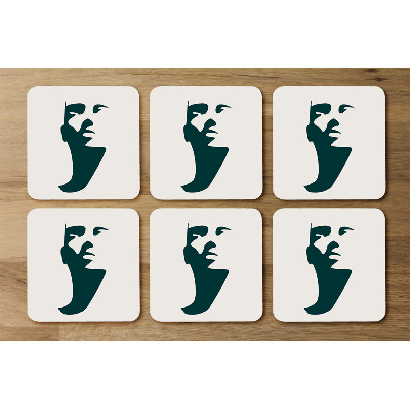 Square 6 Piece Coaster Set