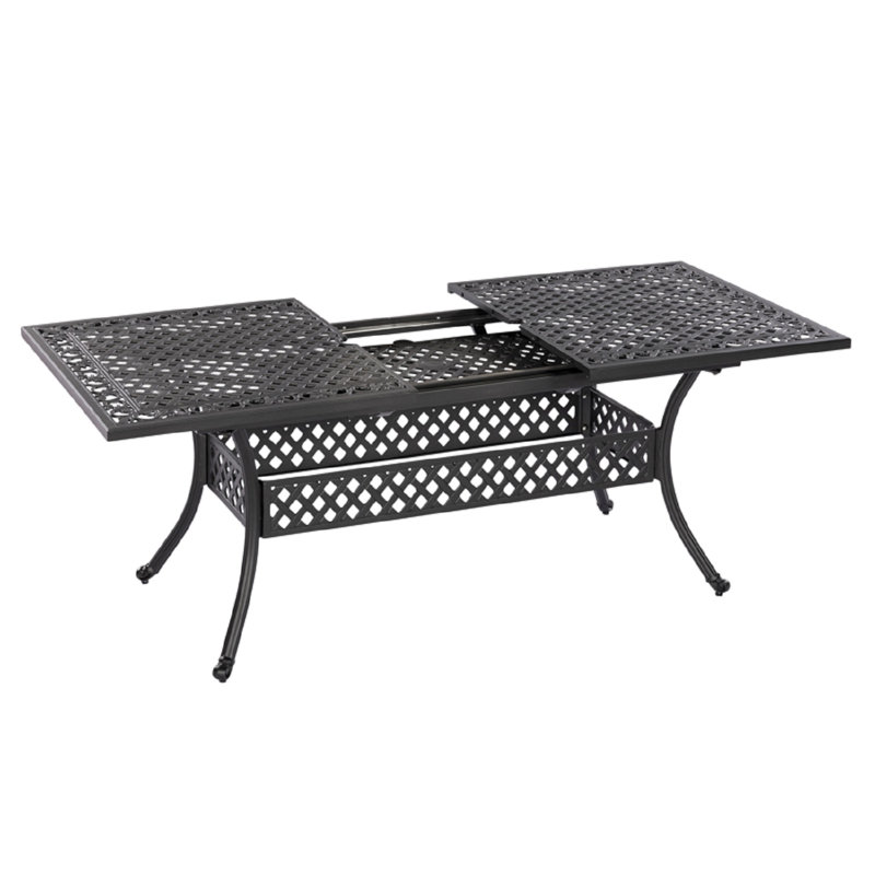 Colucci Rectangular Extendable Outdoor Dining Table - 160 cm W 93 cm D