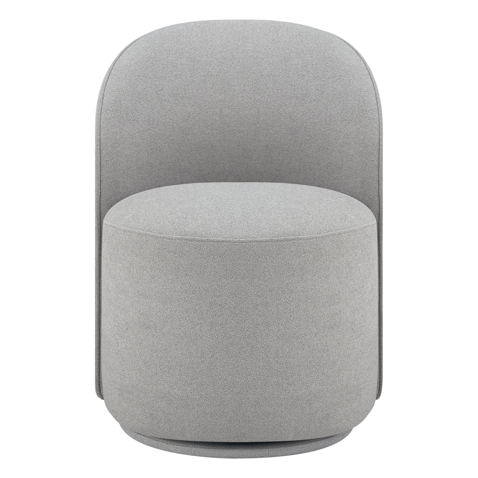 Sharlene Swivel Dining Chair, Elite Dove Performance