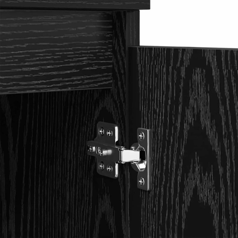 60cm Sideboard, Black Oak