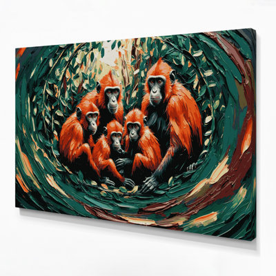 Art animalier sur toile brun