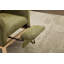Chaise berçante moderne avec dossier haut, repose-pieds réglable et poche latérale pour le salon-589658552