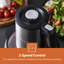 GEEPAS Mini Food Processor, 2L 500W Copper Motor 3 Speed Setting Garlic Peeler Food Chopper