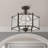Djamshid Glass Semi Flush Mount-1387800937