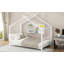 Lit plateforme simple en métal-865431415