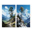 «Pine Tree Solitude Parmi», 2 pièces sur toile-1090298876-1090298878