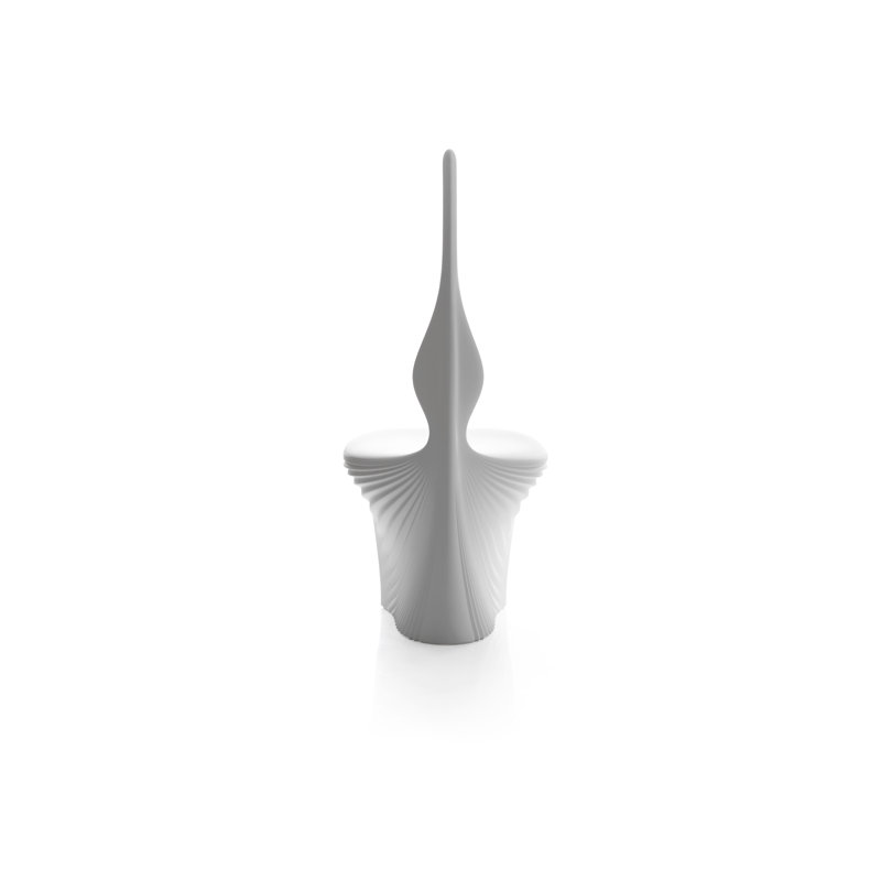 Biophilia Patio Dining Side Chair, White