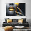 Impression sur toile Grunge Gold-1899535812