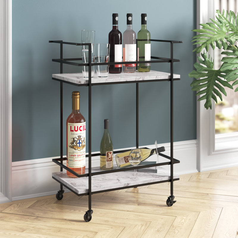 Chandee Metal Bar Cart