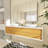 Sherrene 72'' Double Bathroom Vanity with Solid Surface Top