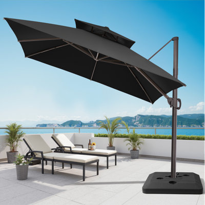 116'' Cantilever Umbrella, Counter Weights Base Included