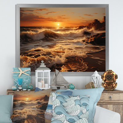 Photo de plage Sables d'or XXI - impression
