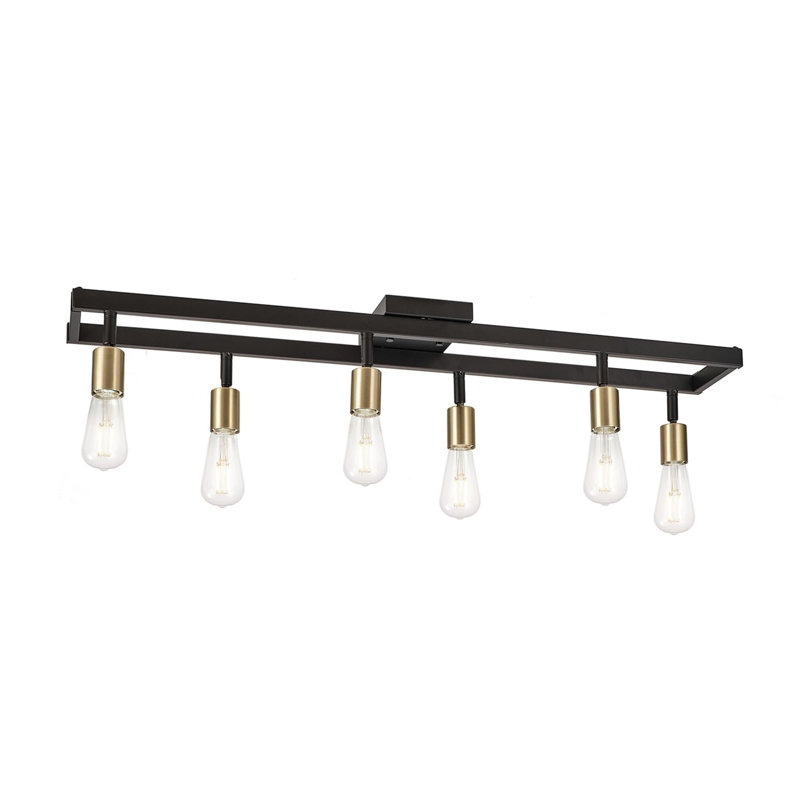 36'' 6 -Light Track Track Kit, Black
