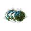 Christmas Wreath Cotton Sateen Cocktail Napkins-2097327498