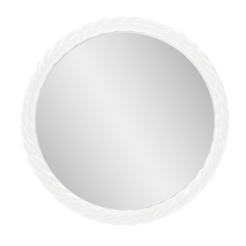 Miroir rond Mara The Gita, Blanc