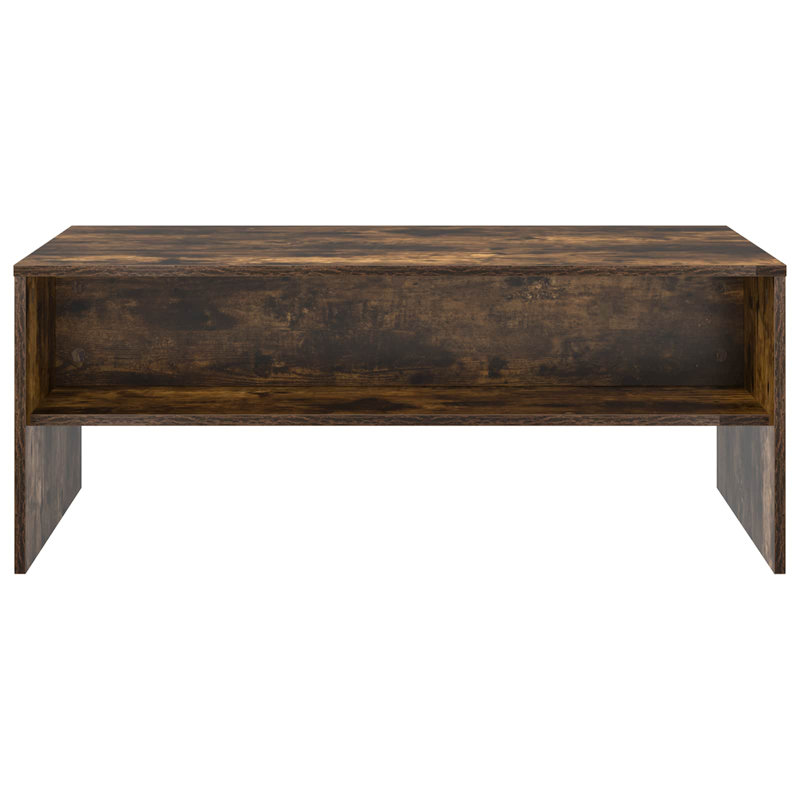 Coffee Table with Storage, Smoked Oak