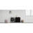 Two-Compartment Tilt-Out Laundry Sorter Cabinet-Black