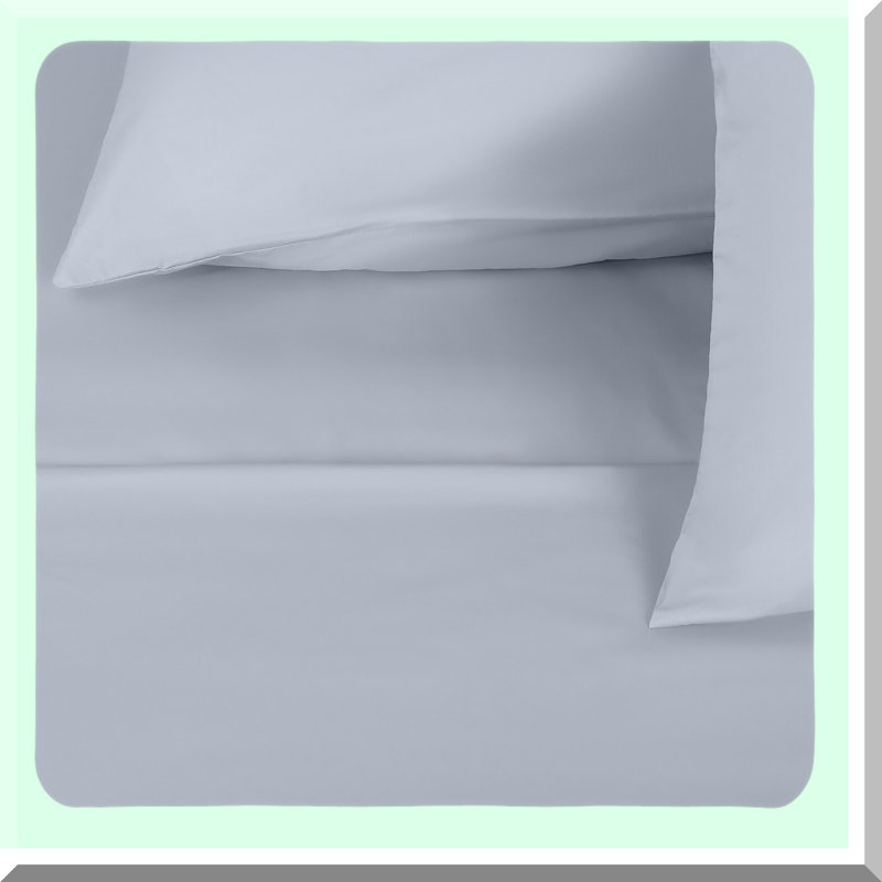 Luxury Comfort 200TC Cotton Bed Sheet Set - 4 Piece Hotel Quality Sheet Set - Fade Resistant Long Staple Sheets with Fitted Sheet, Flat Sheet, and Pillowcases