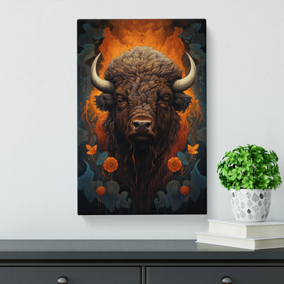 Bison Symbolism - No Frame Print