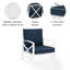 Chaise de patio avec coussins Mosier-222431217-222431231