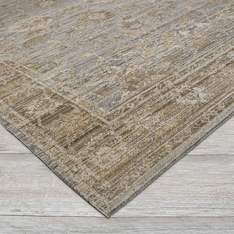 Tapis intérieur gris Demeatra Palais, Rectangle 7 pi 10 po x 10 pi 10 po