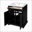 Meuble-lavabo 24 po avec tiroir et portes à fermeture douce, meuble de rangement moderne avec lavabo en céramique pour petits espaces-1486667983